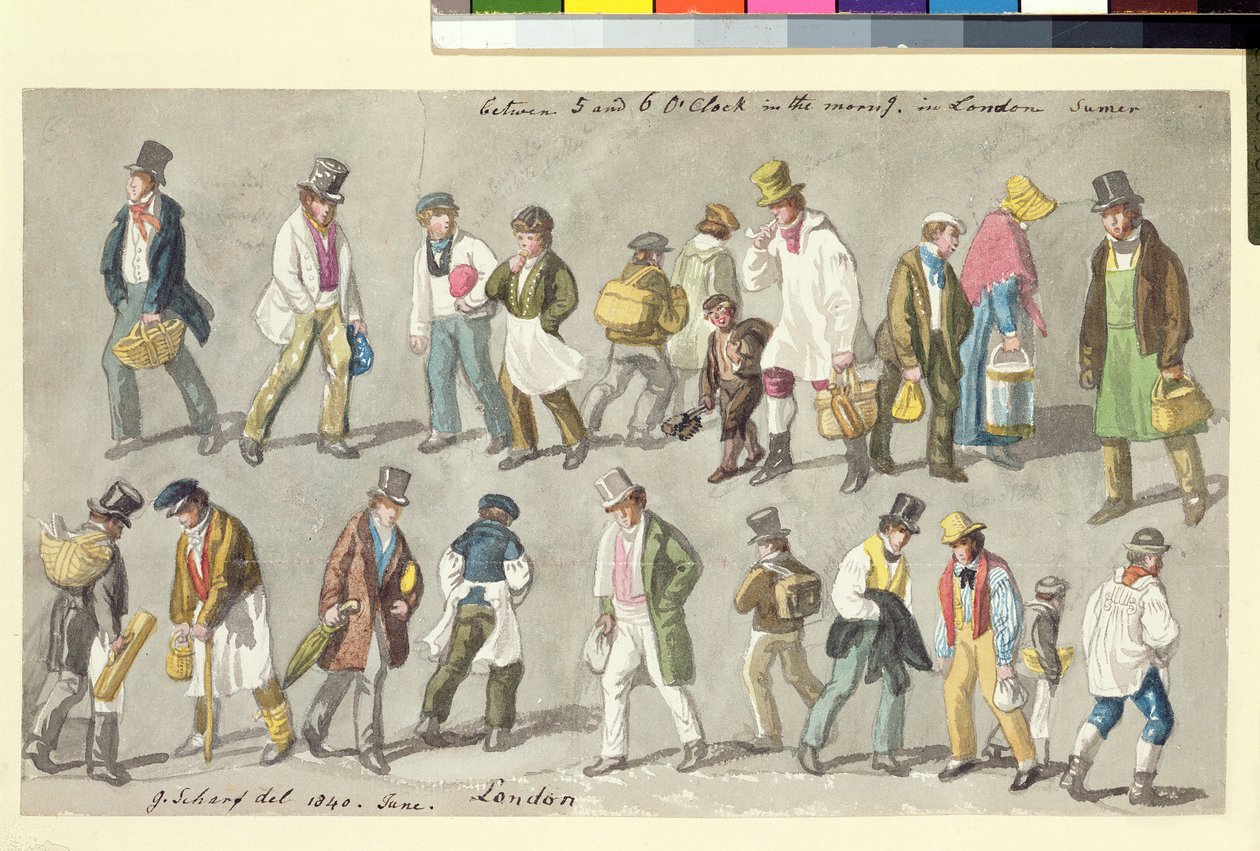 Entre 5 heures et 6 heures du matin, 1840 - George Snr Scharf