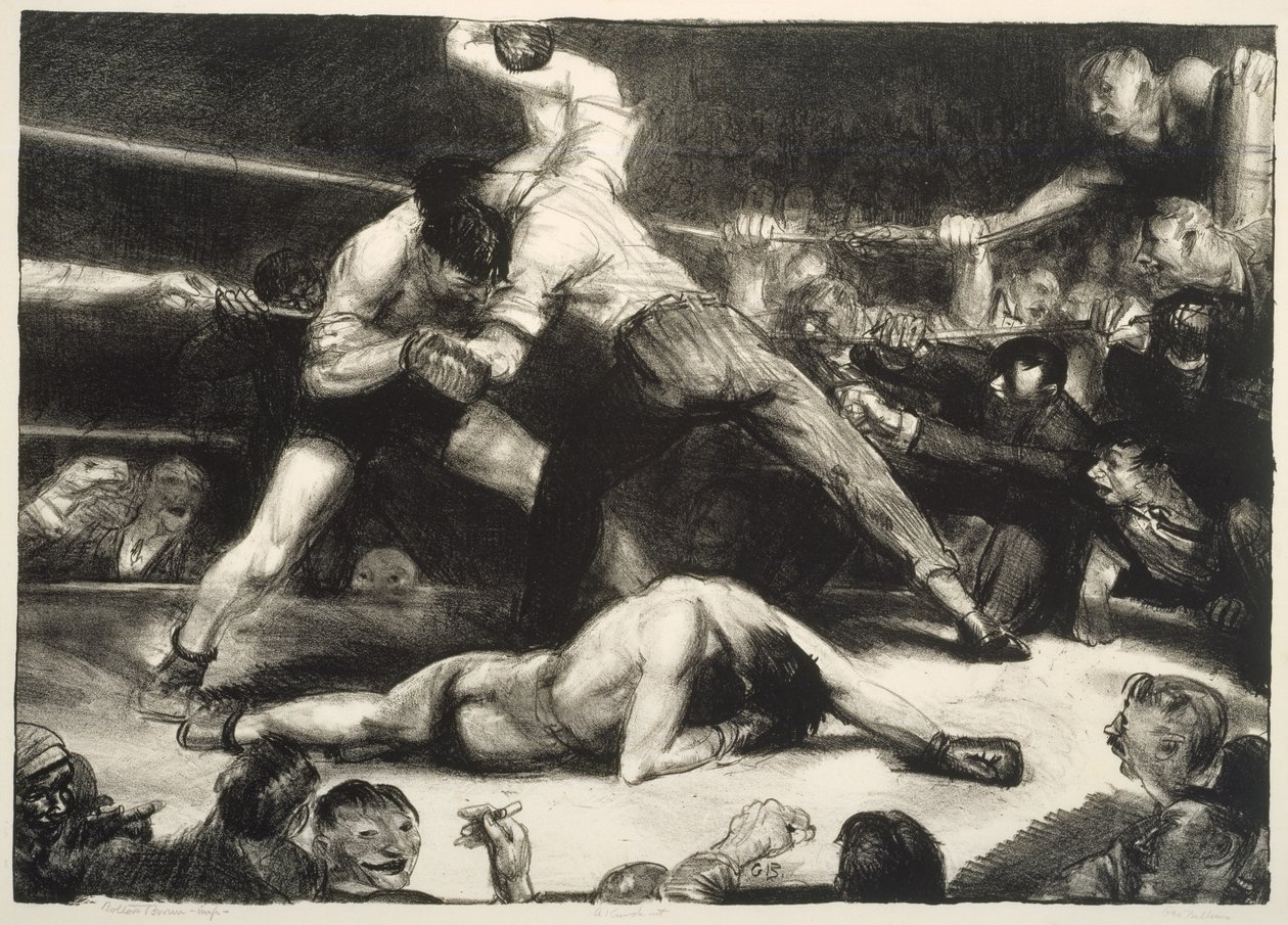 Un Knock-Out, 1921 - George Wesley Bellows