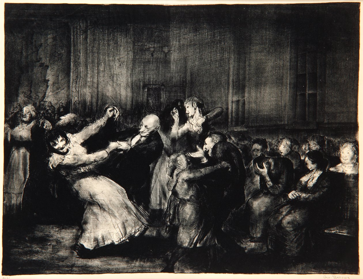 Danse dans un asile, 1917 - George Wesley Bellows