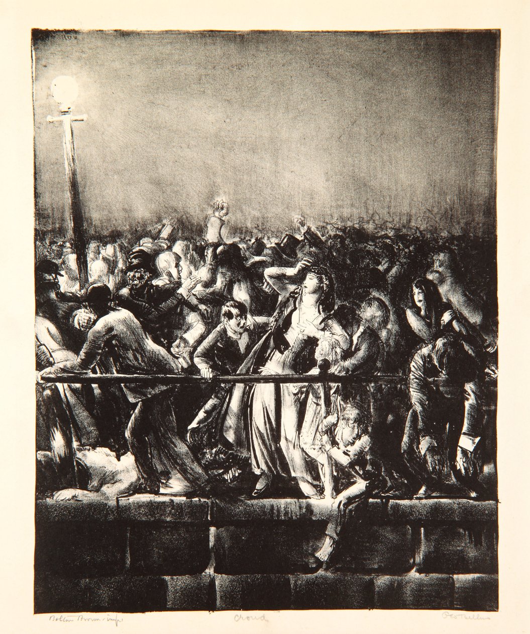La foule, 1923 - George Wesley Bellows