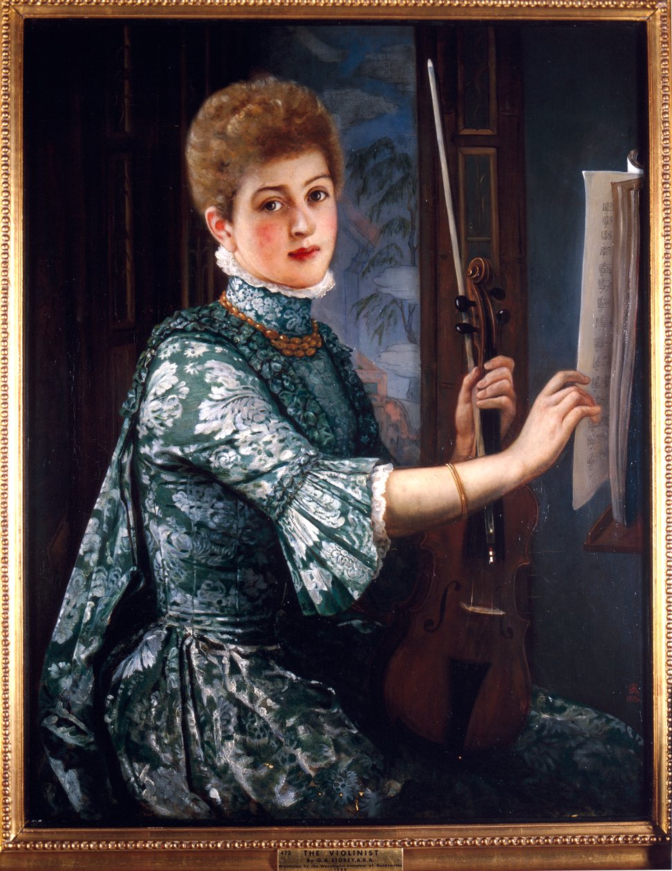 Le violoniste, 1886 - George Adolphus Storey