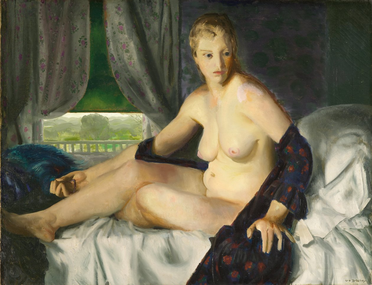 Nu avec éventail - George Bellows