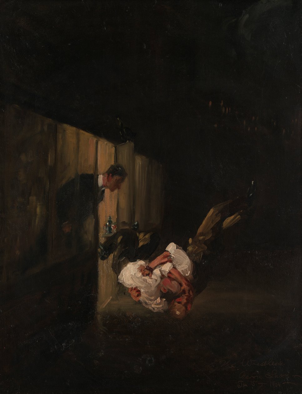 Les lutteurs - George Benjamin Luks