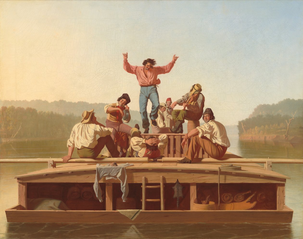 Les Joyeux Bateliers, 1846 - George Caleb Bingham