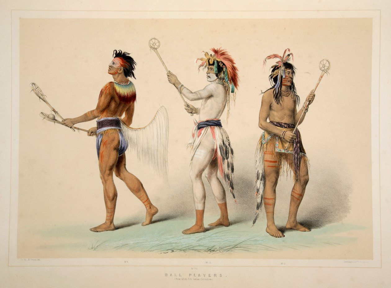 Joueurs de balle - George Catlin