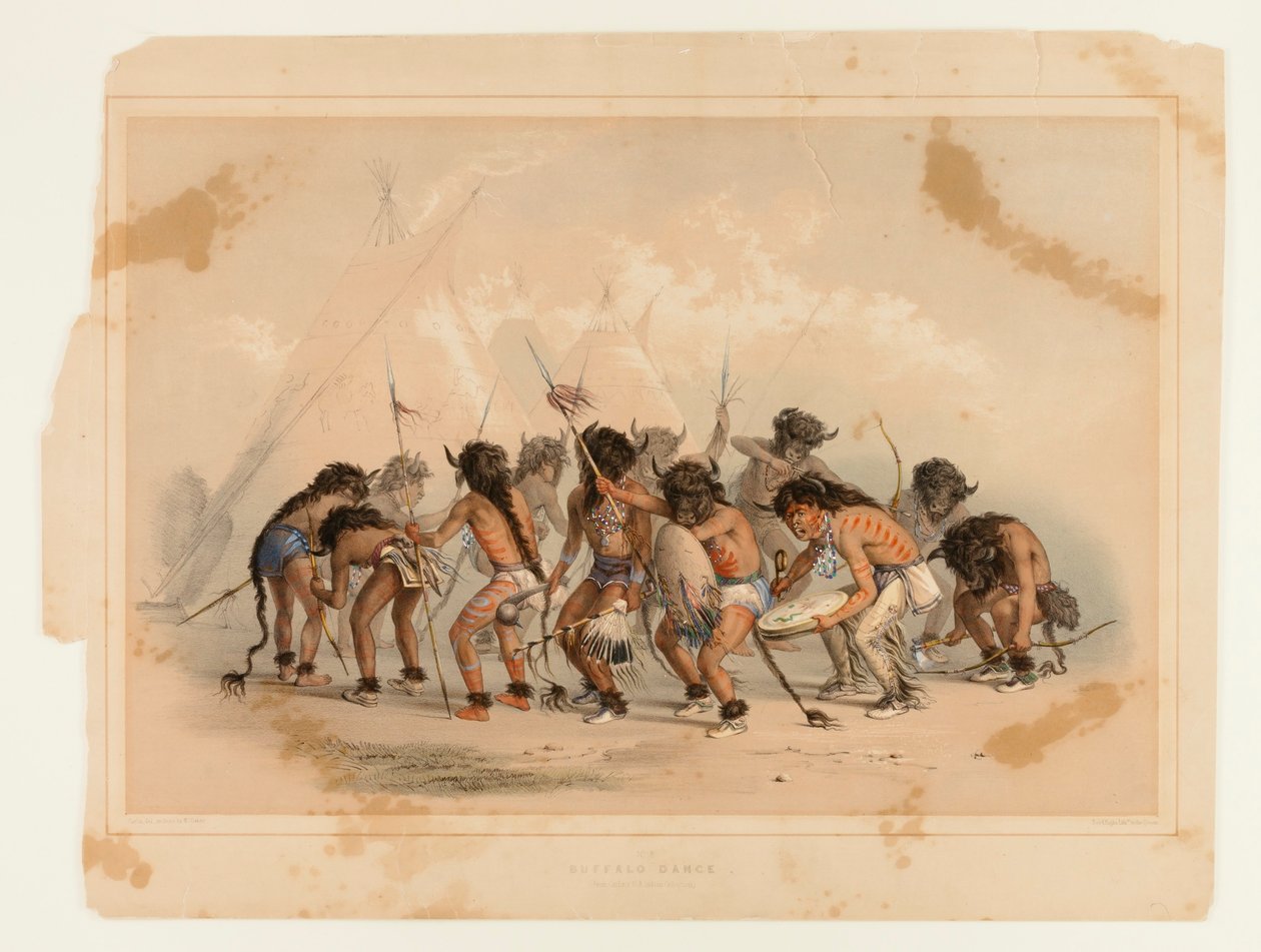 Danse du buffle n°8 - George Catlin