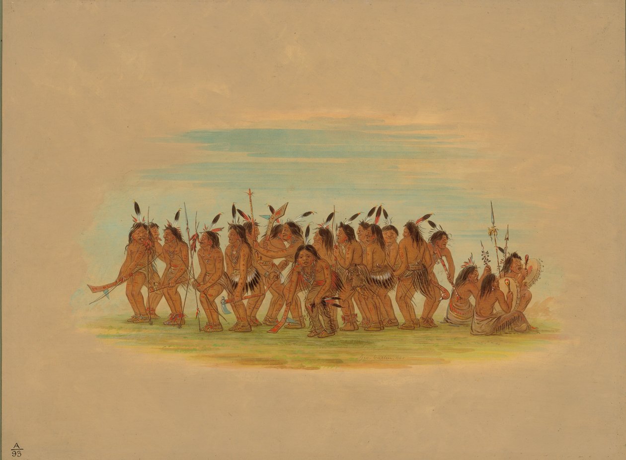 Danse du chien - Sioux, 1861 - George Catlin