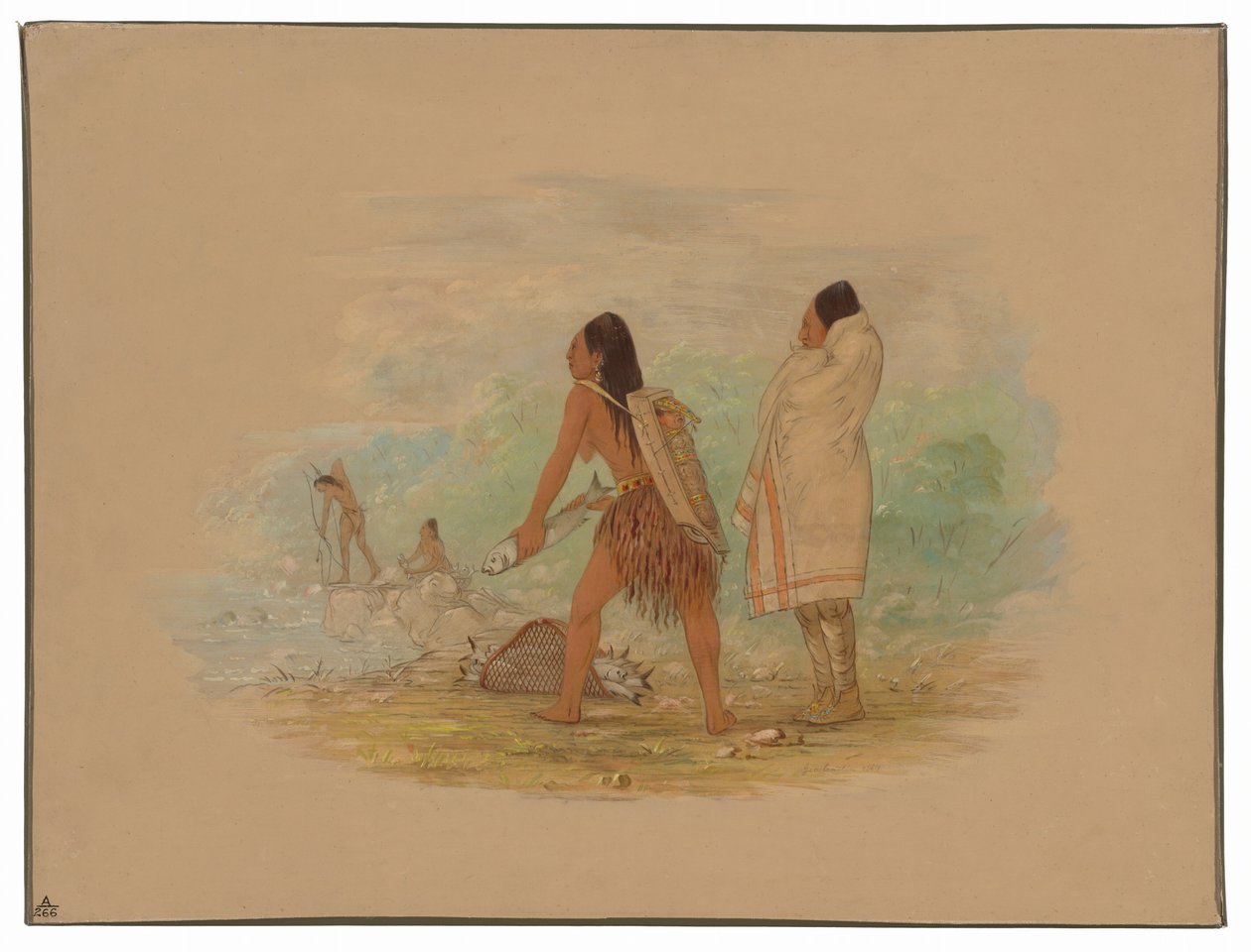 Indiens Têtes-Plates - George Catlin