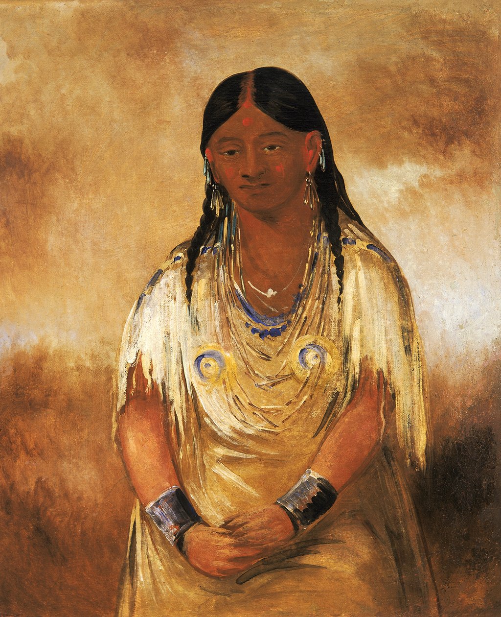 Mún-ne-o-ye, une femme, 1832 - George Catlin