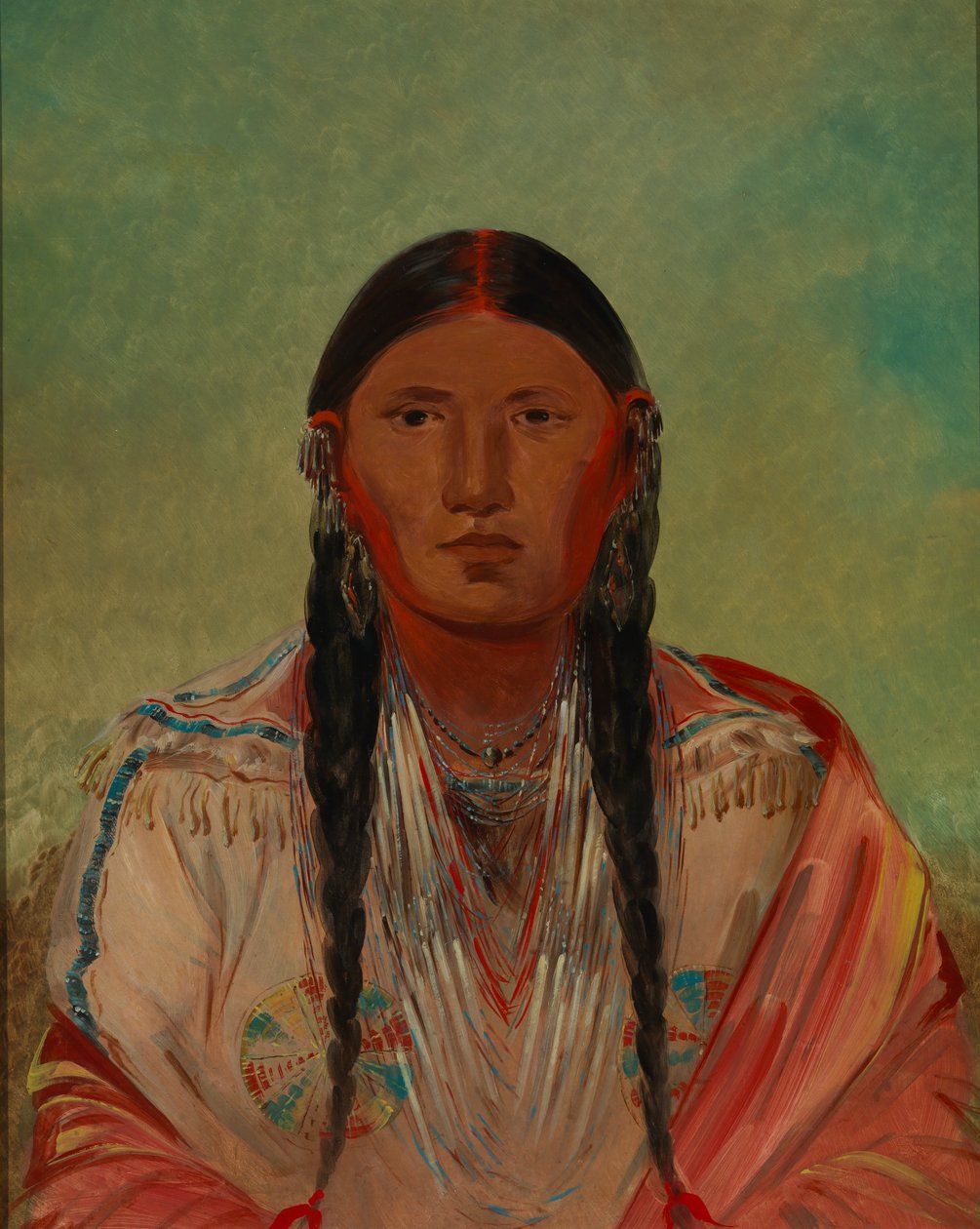 Ru-ton-wee-me, Pigeon en vol, 1844 - George Catlin