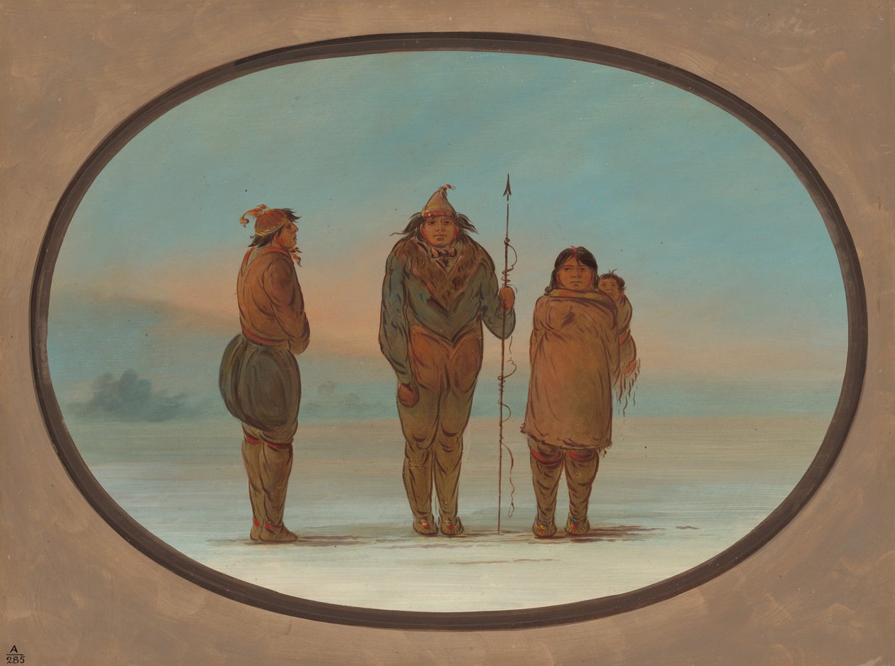 Trois Esquimaux, 1855-1869 - George Catlin