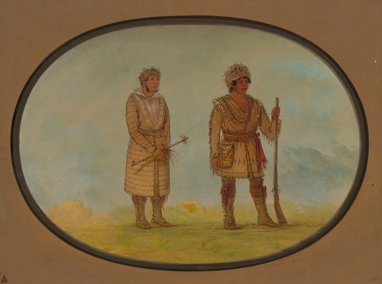 Deux chefs Cherokee, 1861-1869 - George Catlin