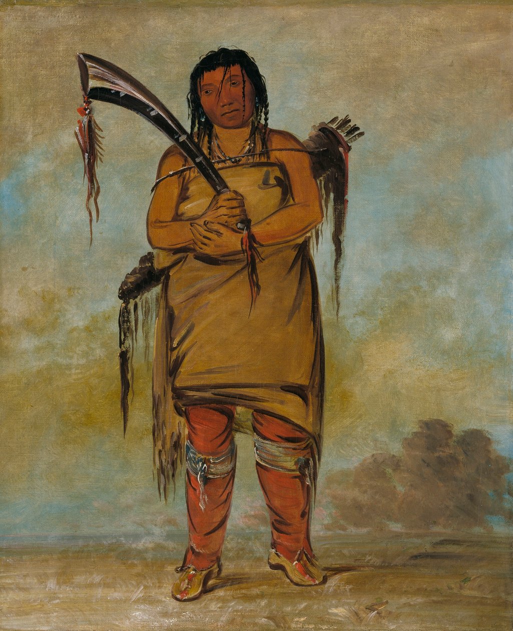 Wáh-chees, un courageux - George Catlin