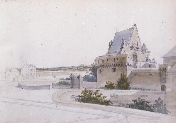 Vue de Nantes - George Clarkson Stanfield