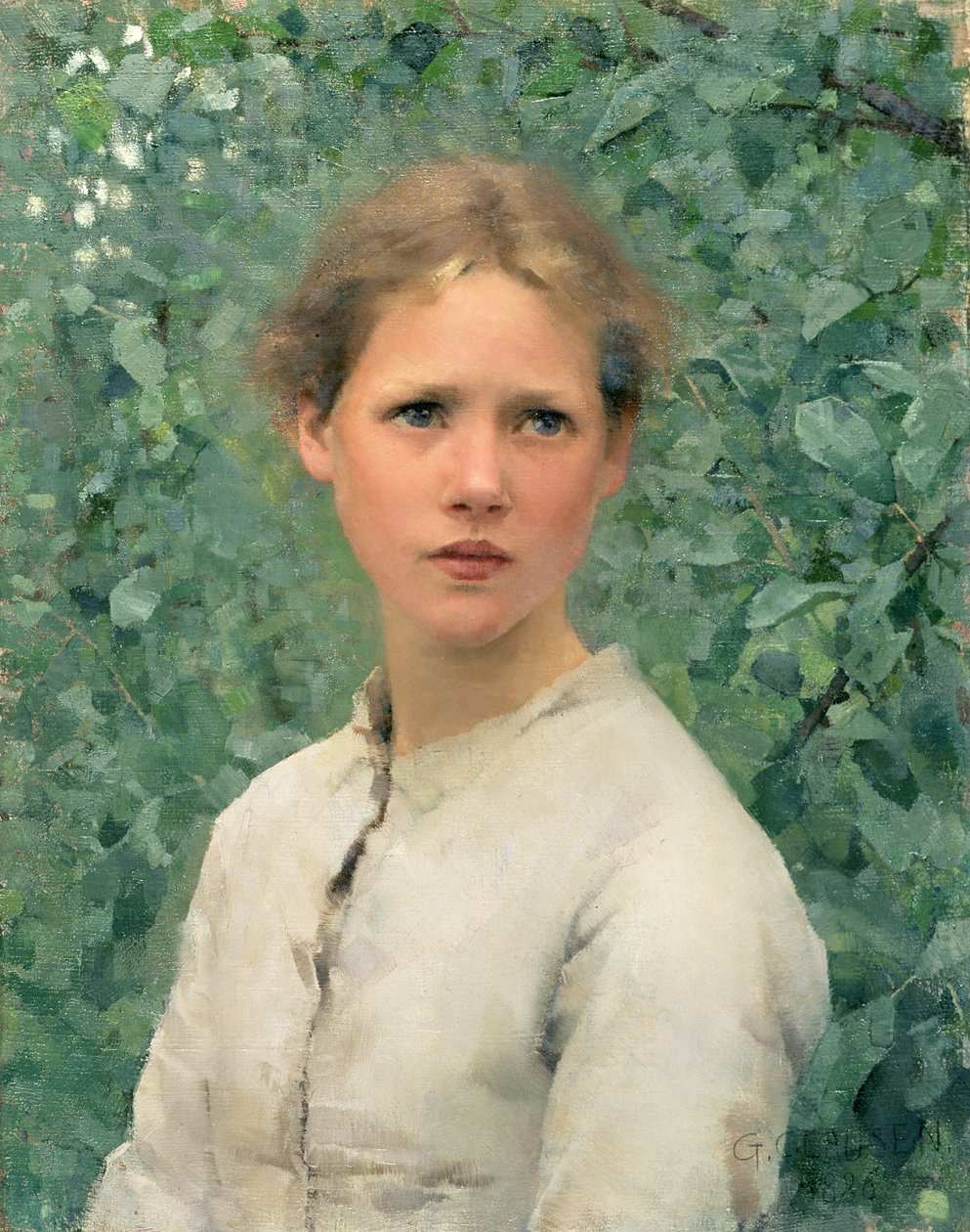 Tête de fille - George Clausen