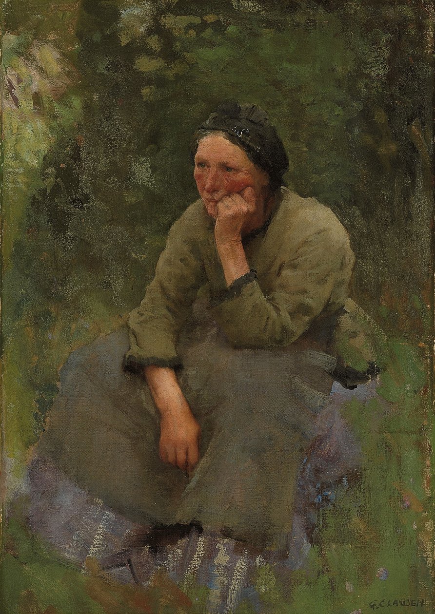 Un moment de repos - George Clausen