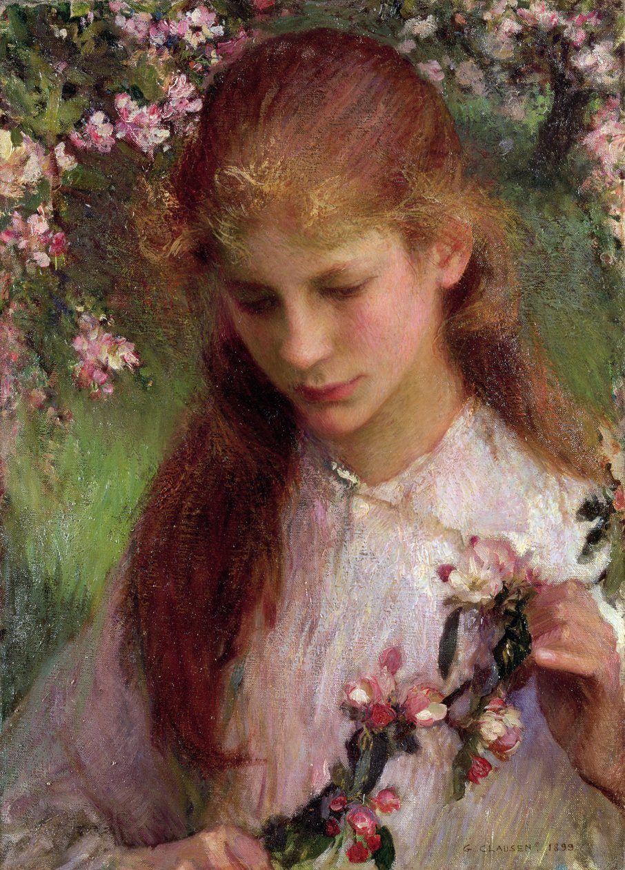 Fleurs de pommier, 1899 - George Clausen