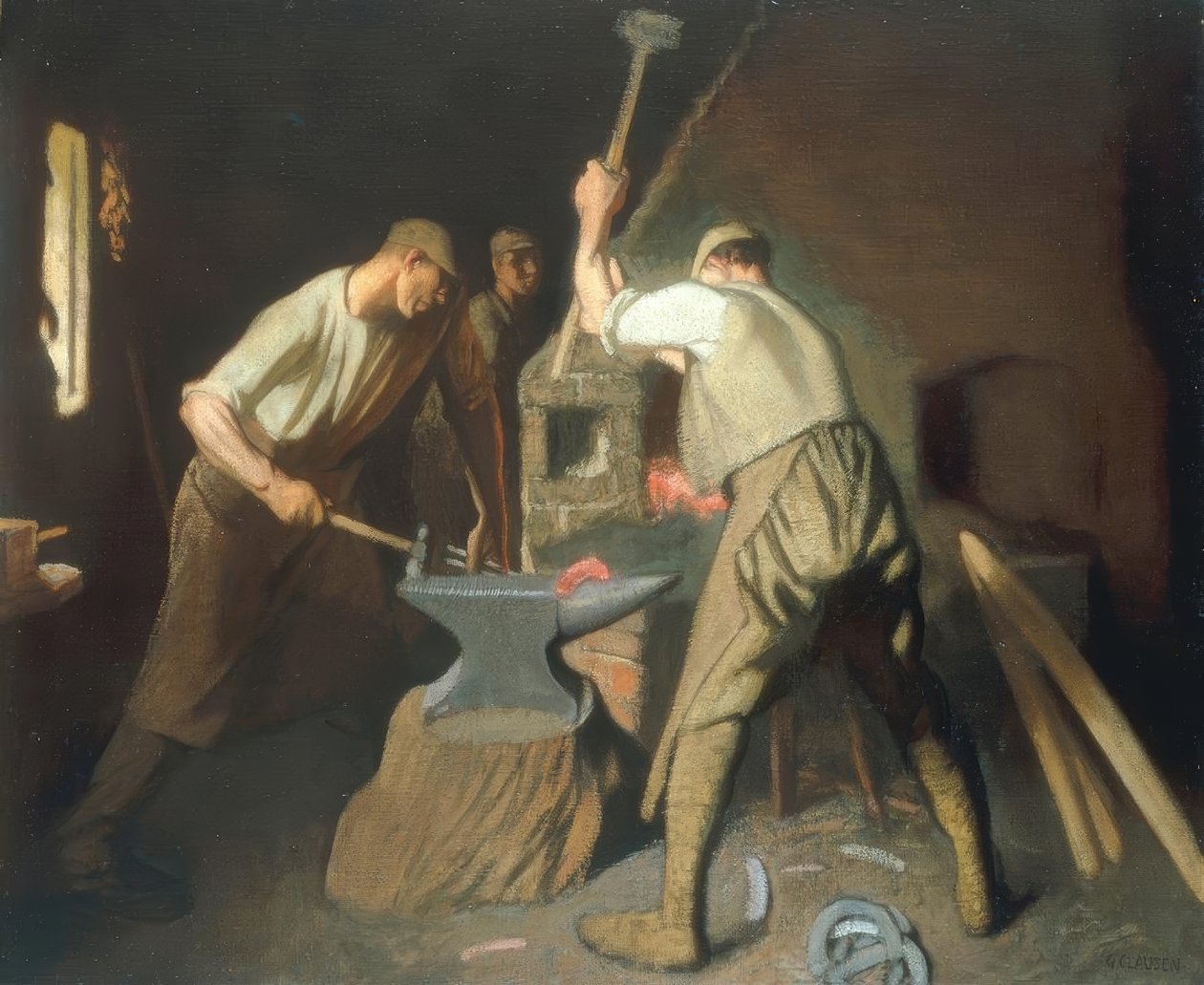 Notre forgeron - George Clausen