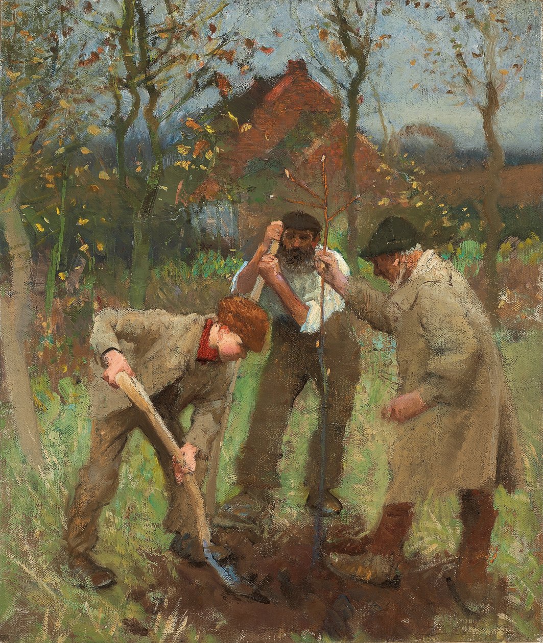 Planter un arbre - George Clausen