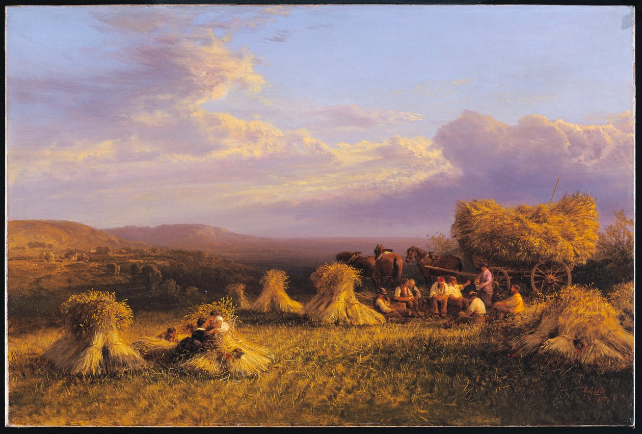 Scène de Moisson, 1876 - George Cole