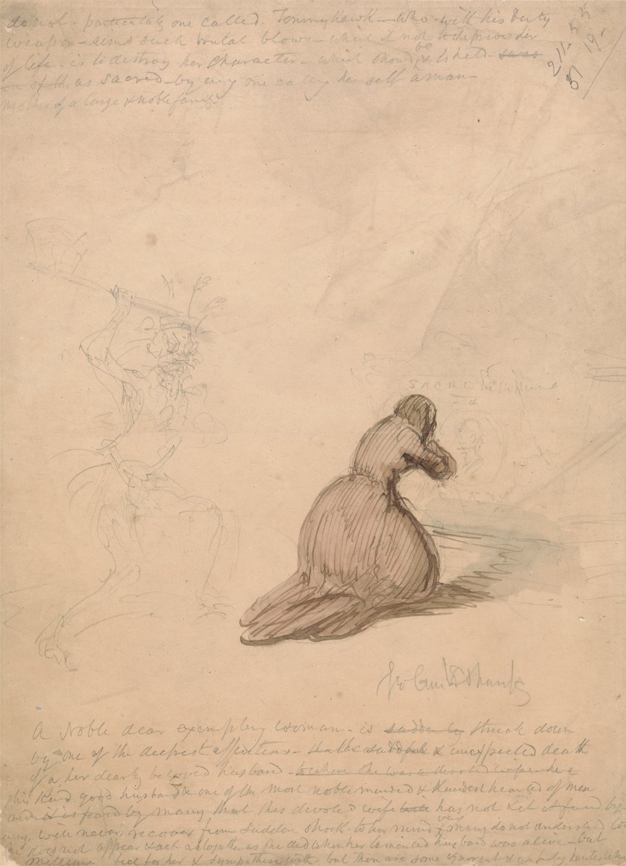 Épouse dévouée - George Cruikshank