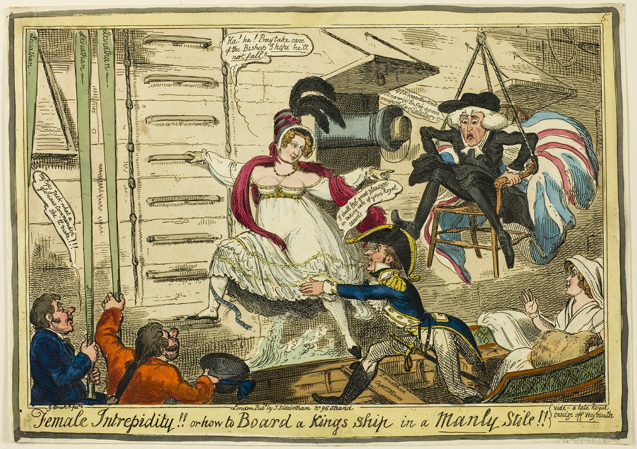 Intrépidité féminine - George Cruikshank