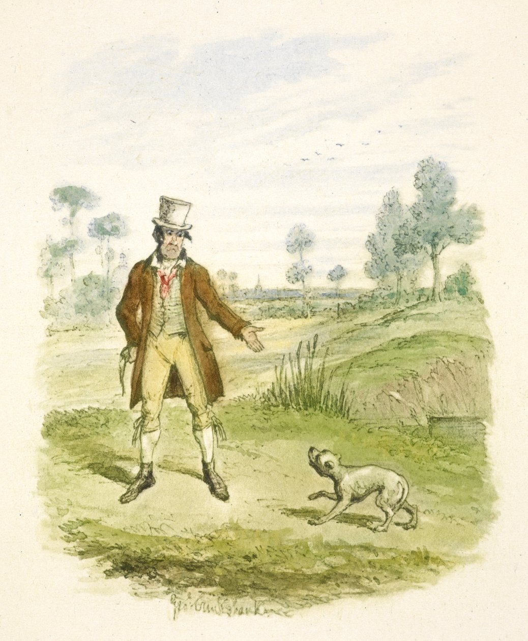 Illustration pour "Oliver Twist" - George Cruikshank