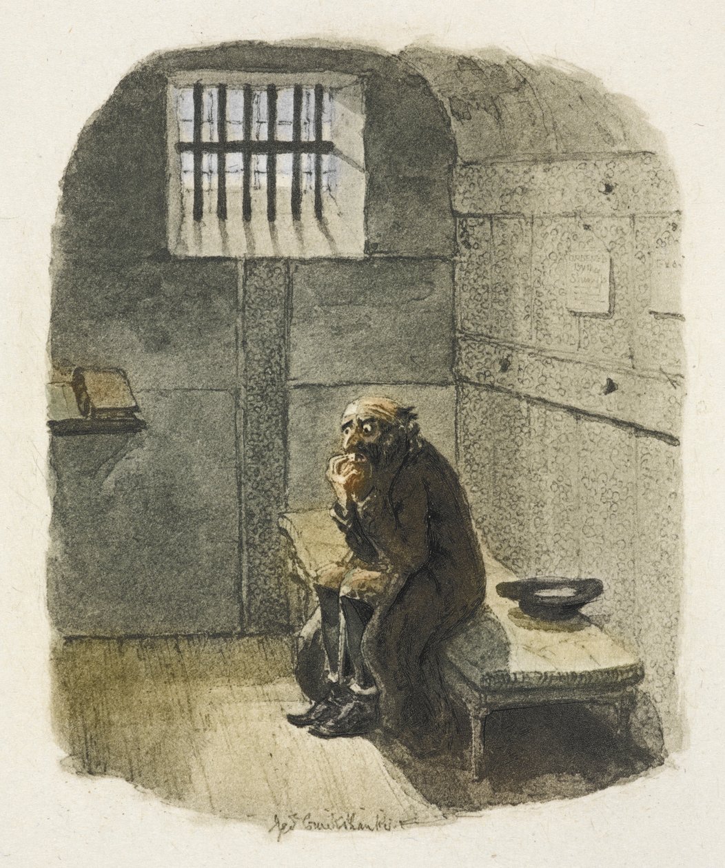 Illustration pour "Oliver Twist" - George Cruikshank