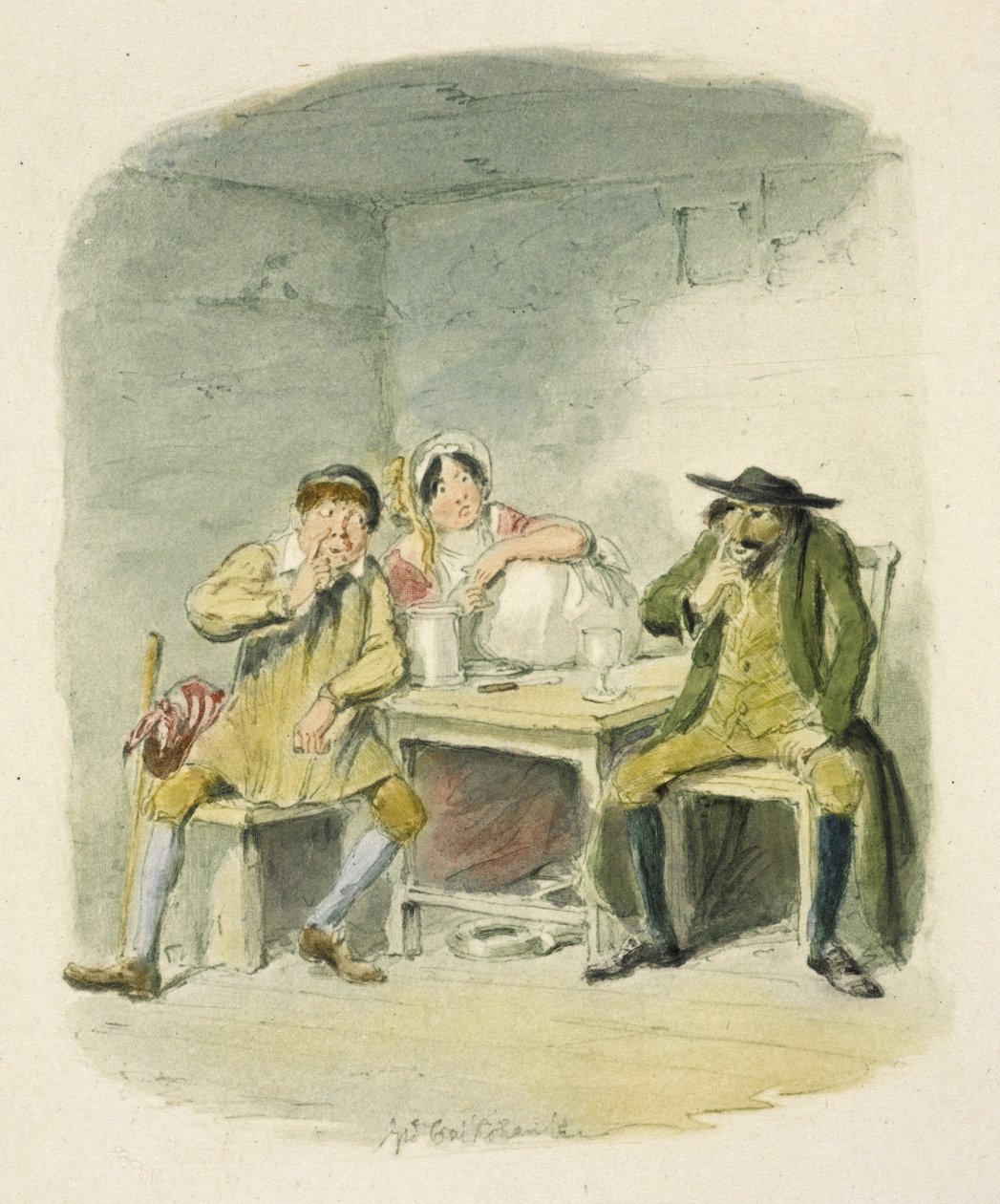 Illustration pour "Oliver Twist" - George Cruikshank