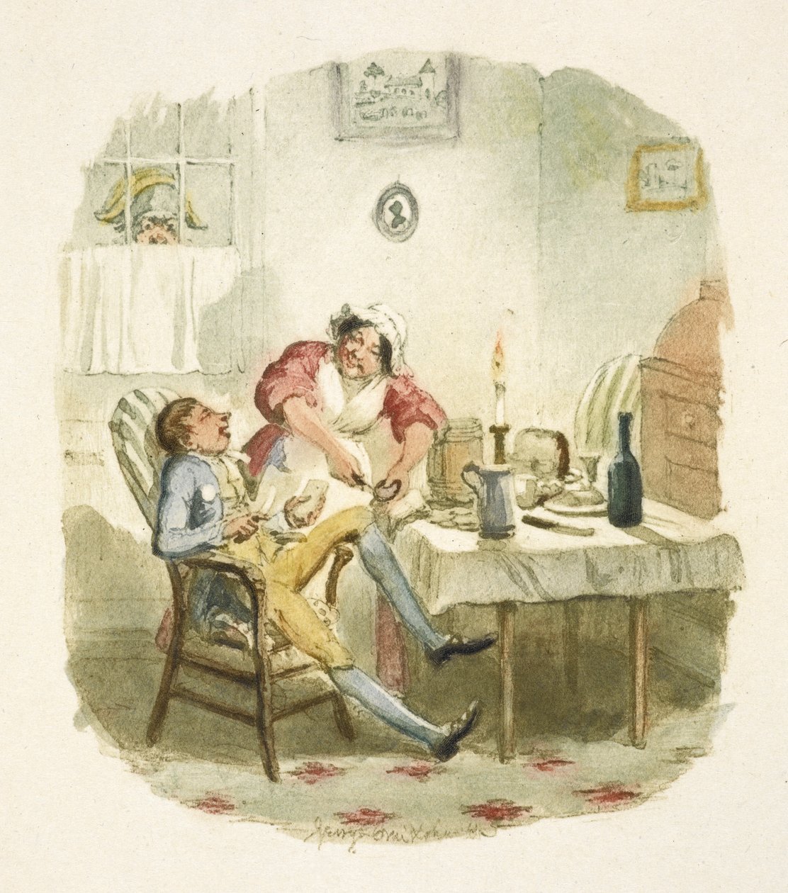Illustration pour "Oliver Twist" - George Cruikshank