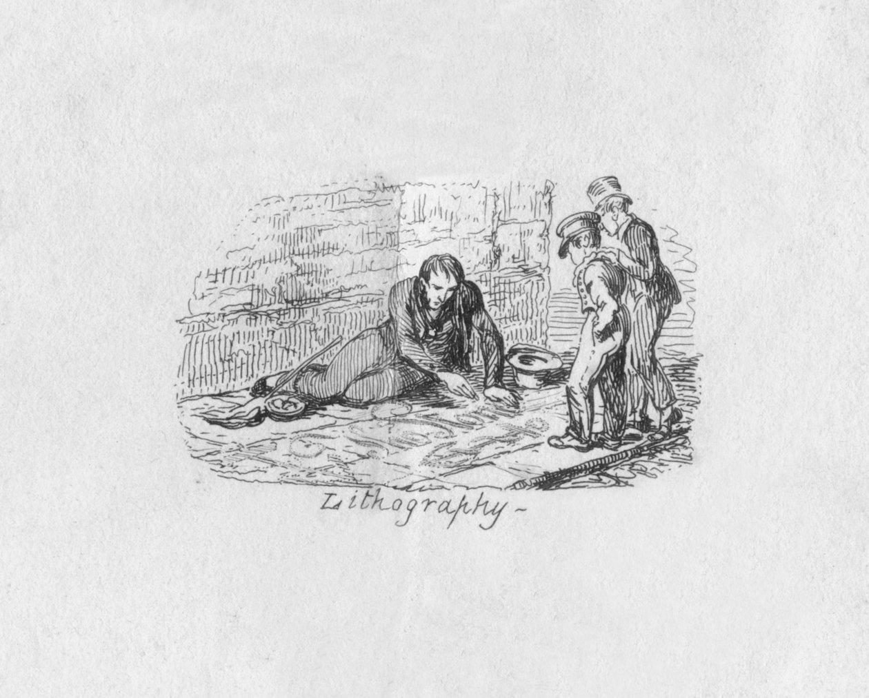 Lithographie, 1829 - George Cruikshank