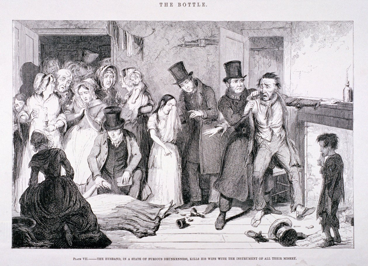 La Bouteille - George Cruikshank