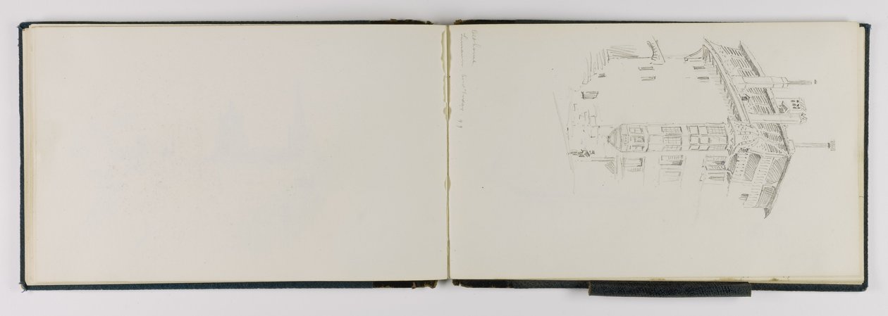 (Carnet de croquis) Vieille maison, Lausanne - George Elbert Burr