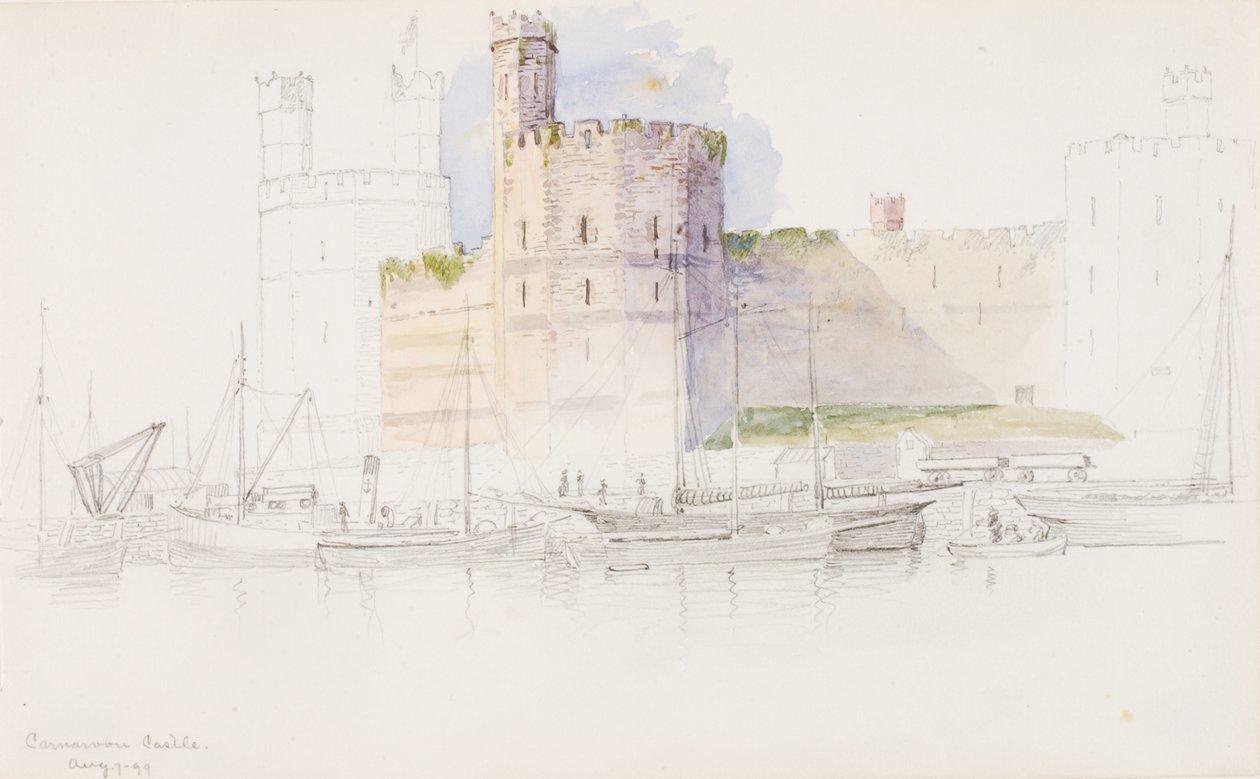 Château de Caernarvon - George Elbert Burr