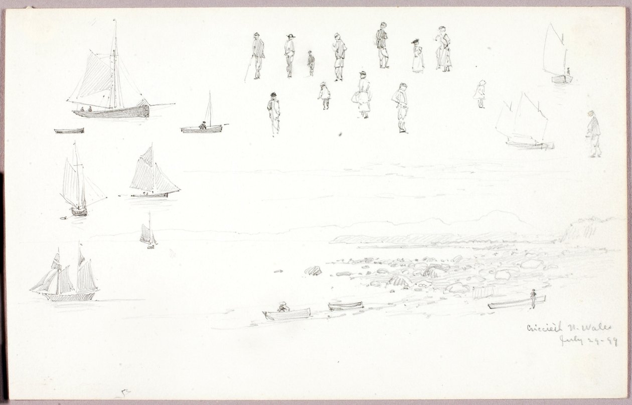Criccieth, Nord du Pays de Galles - George Elbert Burr