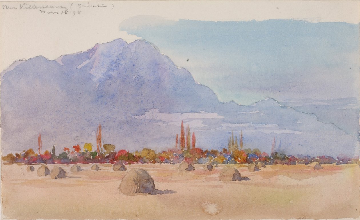 Near Villeneuve, Suisse - George Elbert Burr