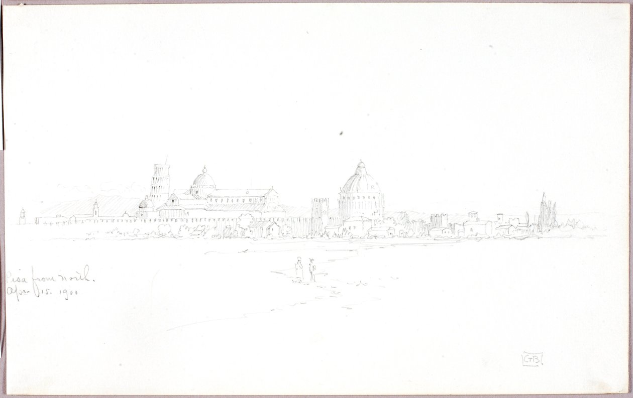 Pise vue du nord - George Elbert Burr