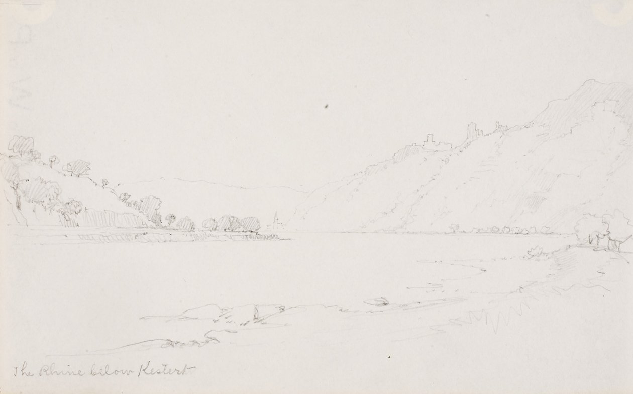 Le Rhin en aval de Kestert - George Elbert Burr