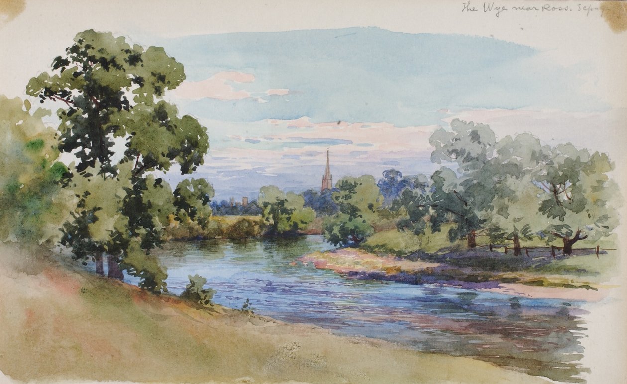 La Wye près de Ross - George Elbert Burr