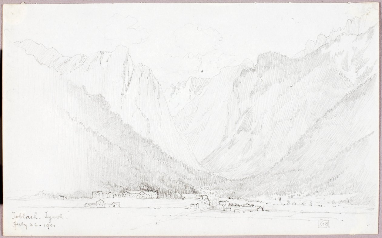 Toblach, Tyrol - George Elbert Burr