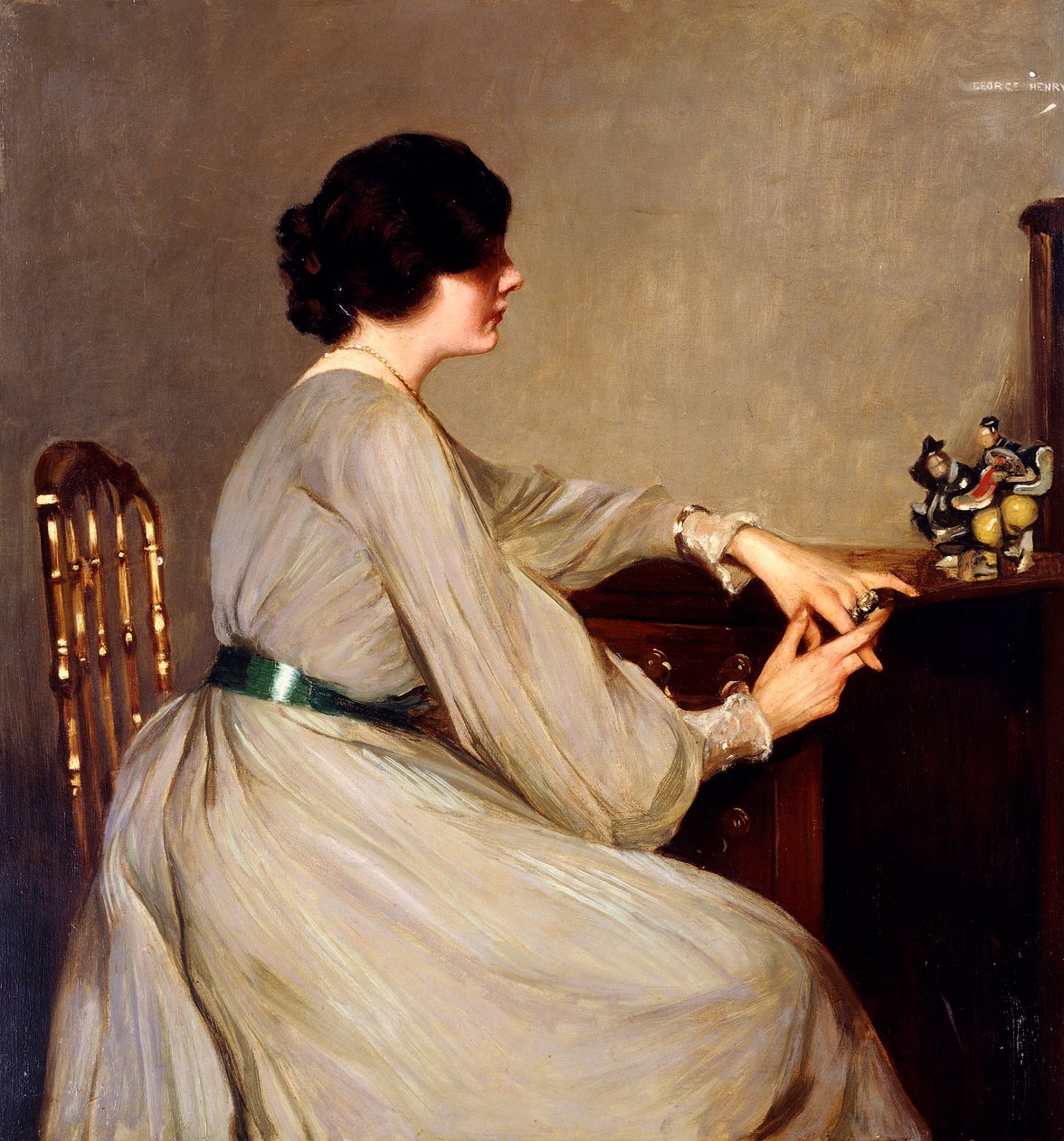 Dame en gris - George F. Henry