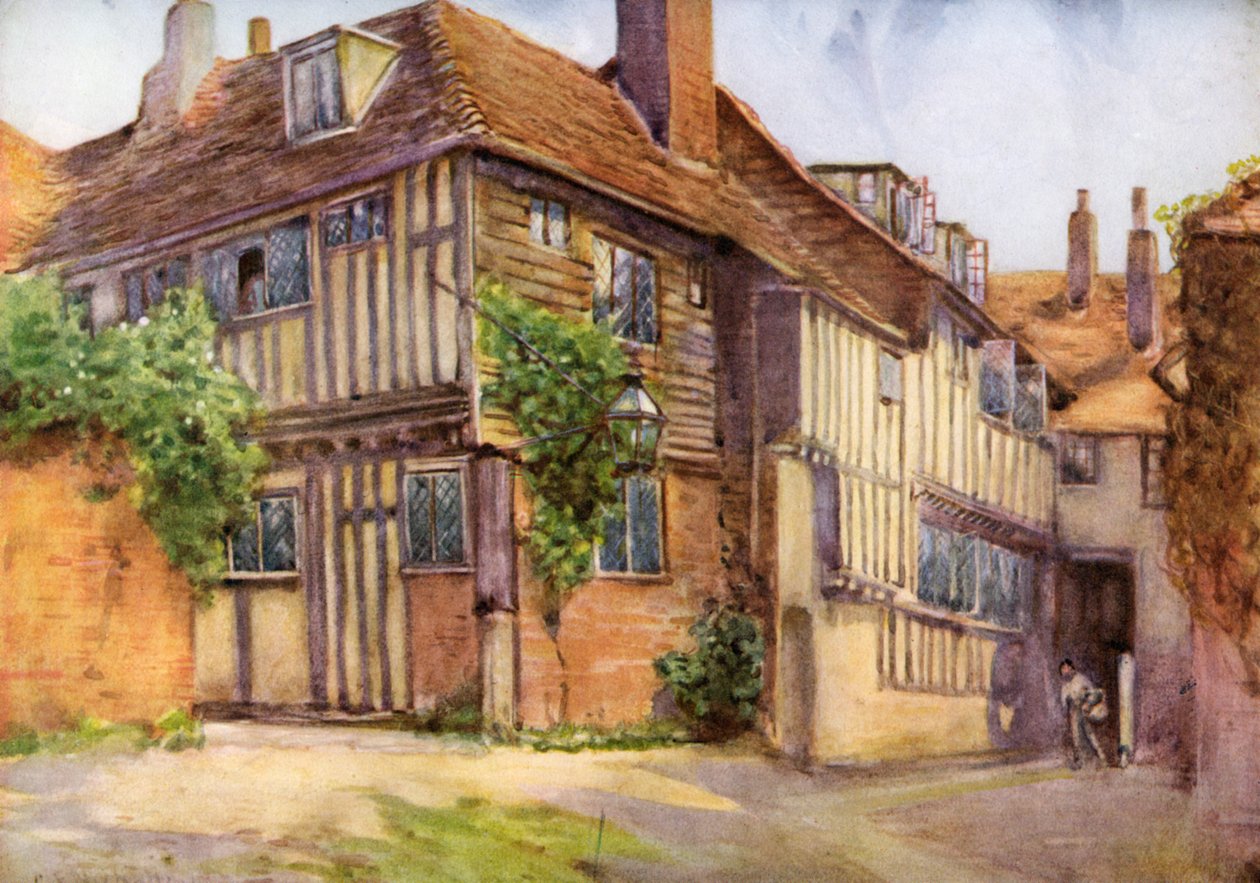 Mermaid Inn, Rye, Sussex, 1924-1926 - George Franck Nicholls