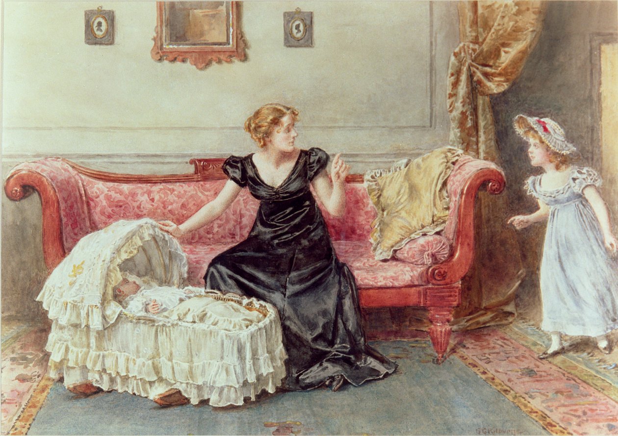 Chut! - George Goodwin Kilburne