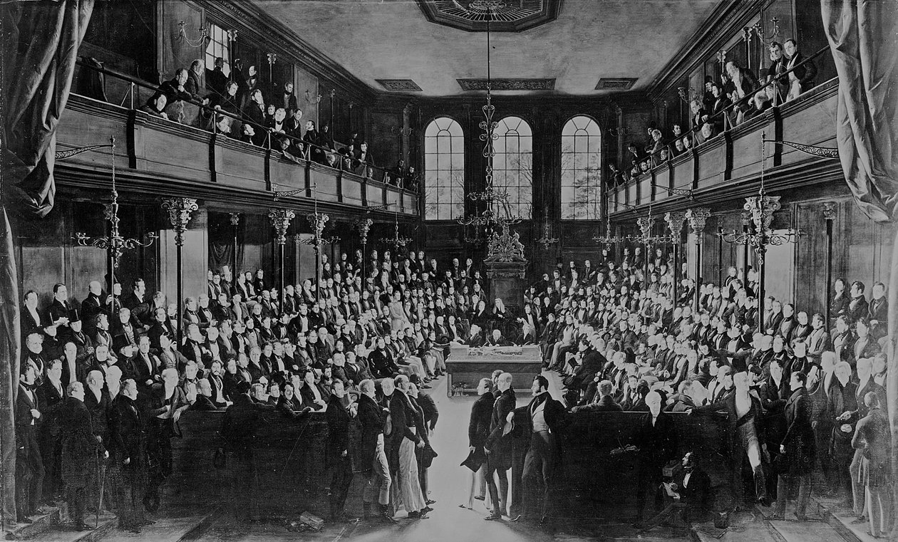 La Chambre des communes, 1833 - George Hayter