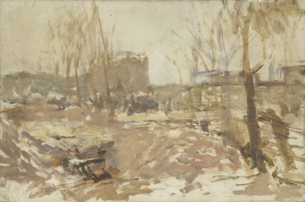 Chantier de construction à la rue De Clercq - George Hendrik Breitner