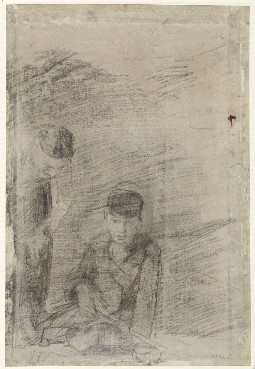 Deux garçons jouant - George Hendrik Breitner