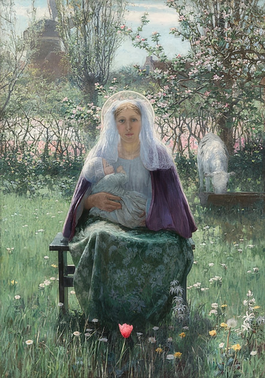 La Mère de Dieu. 1892 - George Hitchcock