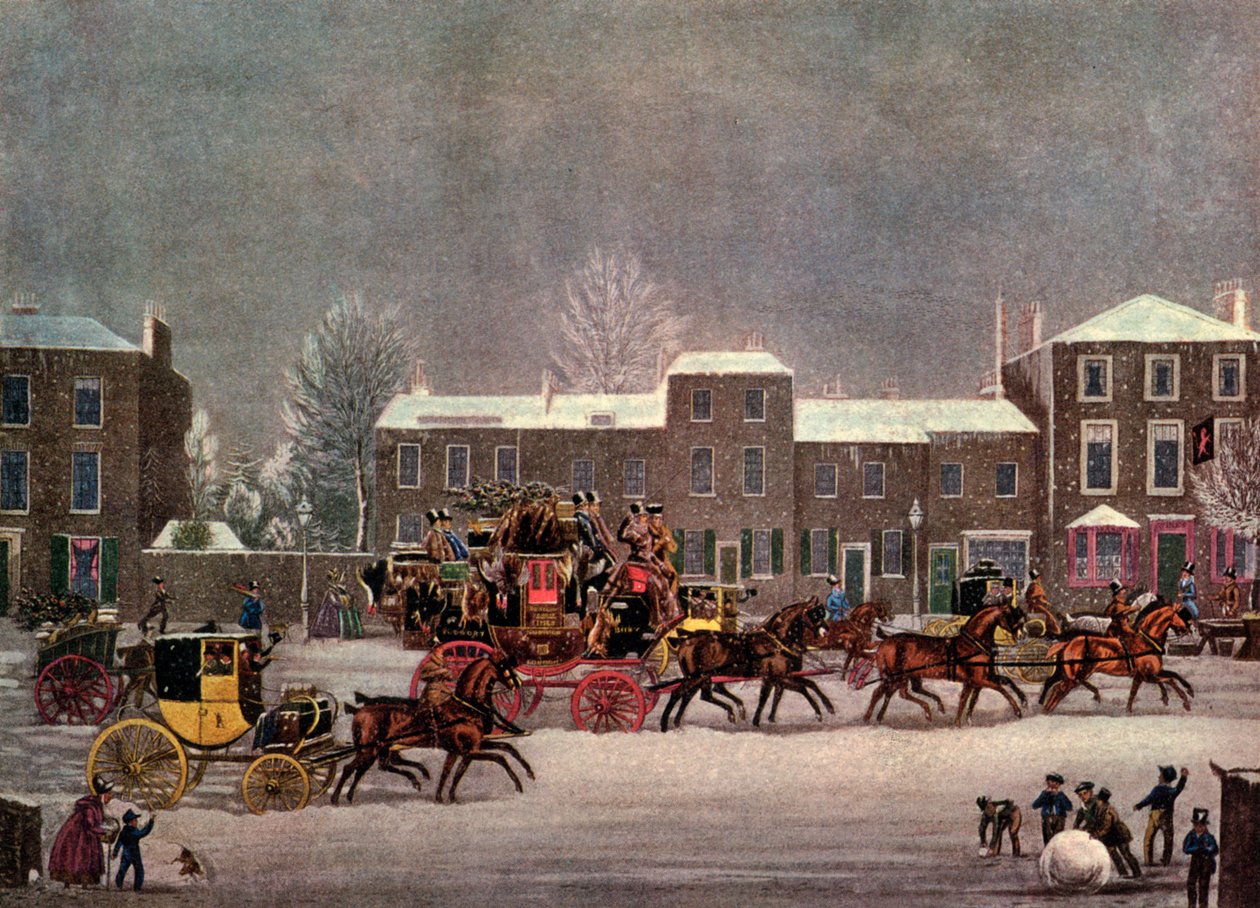 Approche de Noël, 19ème siècle, 1927 - George Hunt