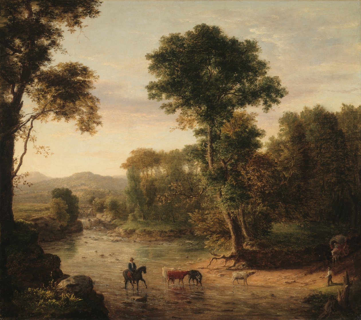 Traversée du gué, 1848 - George Inness