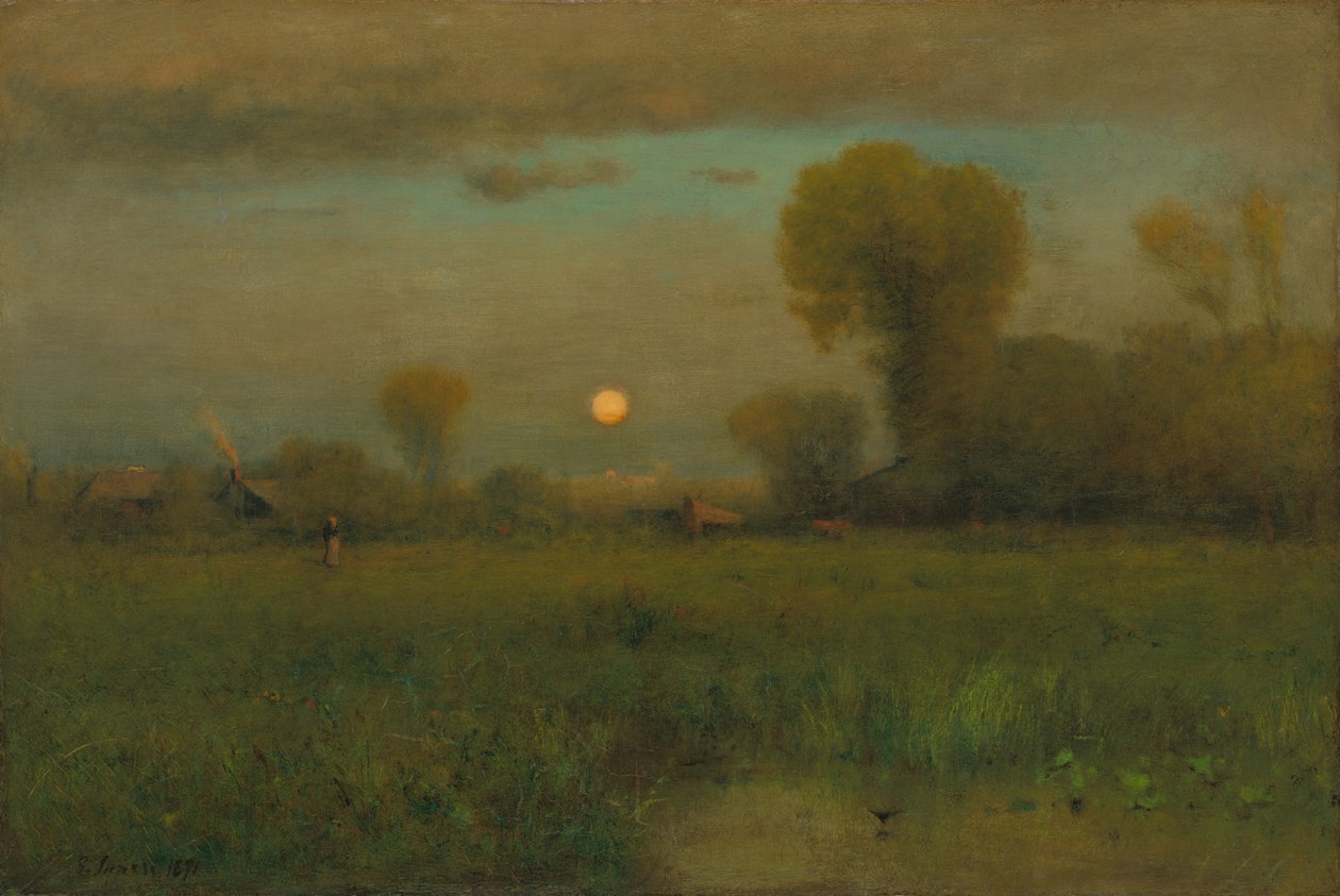 Lune de récolte - George Inness